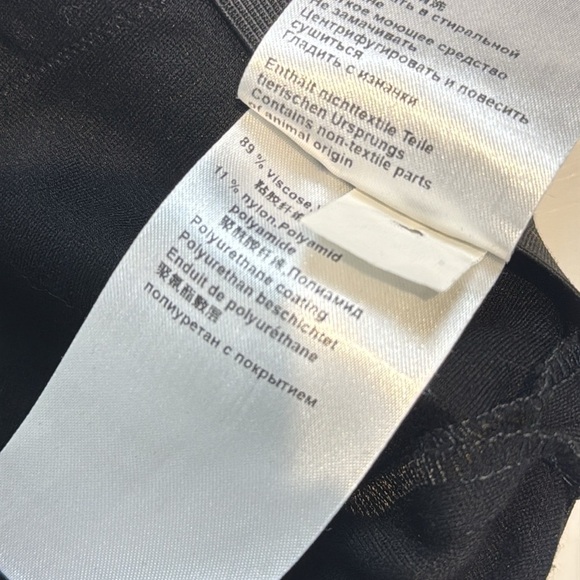 Marc Cain Black Elastic Waist Pants Size Small - Picture 8 of 8